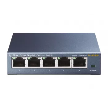 Nevaldomas jungiklis TP-Link TL-SG105 5 prievadų 10/100/1000Mbps