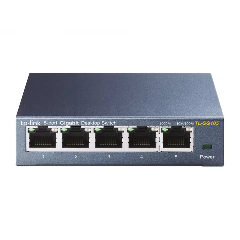 Nevaldomas jungiklis TP-Link TL-SG105 5 prievadų 10/100/1000Mbps