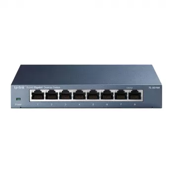 TP-Link TL-SG108 8 prievadų gigabito nesujungiamas tinklo jungiklis