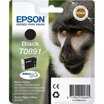 Originalus Epson T0891 juodos spalvos kasetė DURABrite Ultra