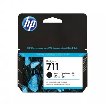 HP 711 38 ml juoda rašalo kasetė DesignJet