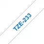 Brother TZE-233 lipdukų juosta Mėlyna ant baltos