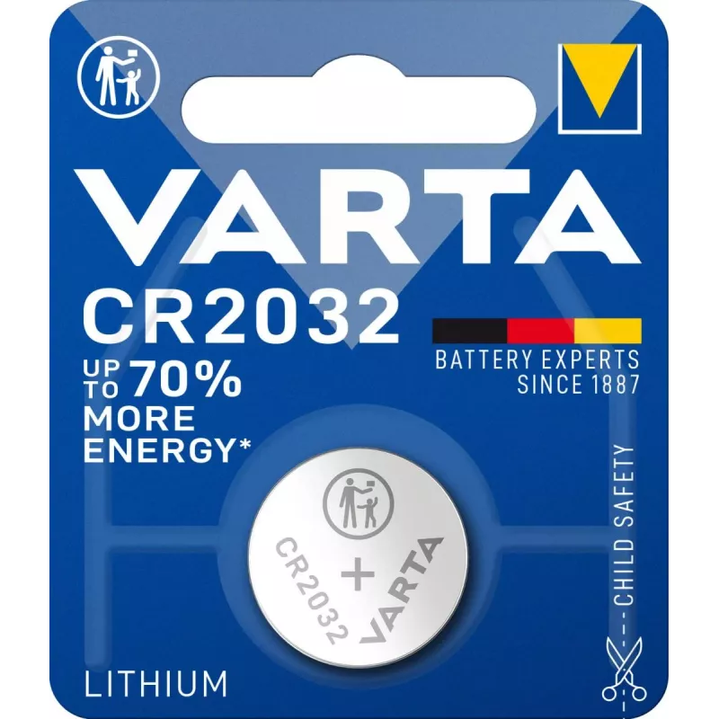 Vienkartinė ličio baterija Varta CR2032 V 1-BL (6032)