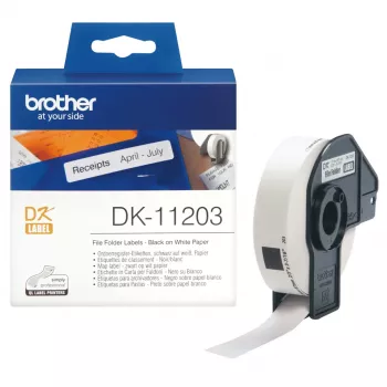 Etiketės aplankams Brother DK11203