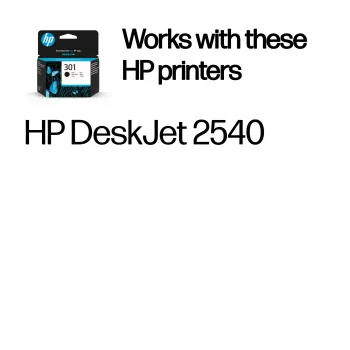 HP 301 Originali juoda kasetė
