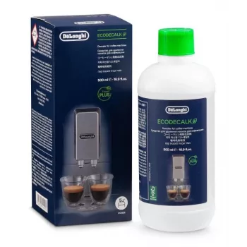 De’Longhi DLSC500 EcoDecalk kalkių šalinimo skystis, baltas, 0,5 L, 1 vnt.