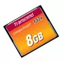 CompactFlash atminties kortelė Transcend TS8GCF133, 8 GB, 50 MB/s skaitymas, 20 MB/s rašymas