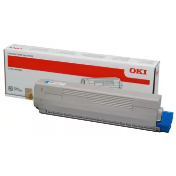 OKI 44844507 (C831/C841) tonerio kasetė, 10 000 psl., žydra