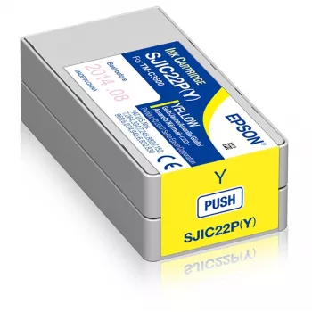 Epson SJIC22P(Y) geltona kasetė, skirta ColorWorks C3500
