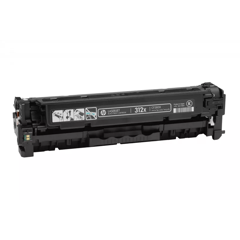 HP 312X CF380X didelės talpos tonerio kasetė, 4 400 psl., juoda