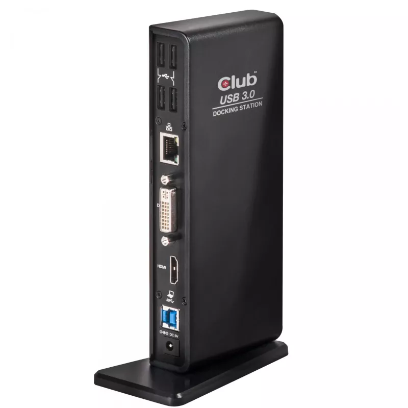 CLUB3D USB Gen1 Type A Dual Display (HDMI ir DVI) DisplayLink™ Dockinė stotelė