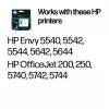 HP 62 Originali juoda rašalo kasetė