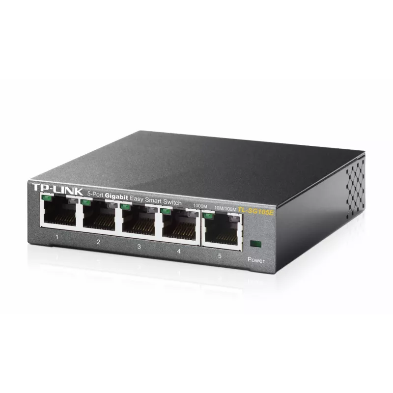 TP-Link TL-SG105E 5 prievadų Gigabit Easy Smart valdomas komutatorius, L2, Gigabit Ethernet (10/100/1000)