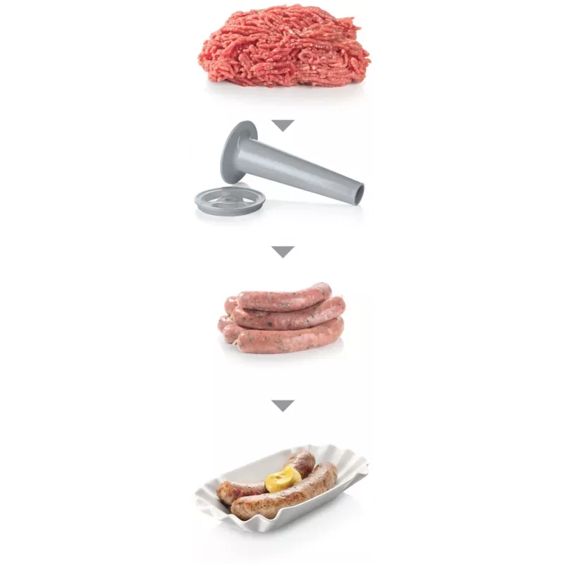 Mėsmalė Bosch MFW68660 800 W juoda, chromuota