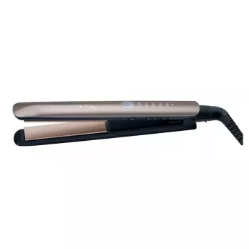 Tiesintuvas Remington S8590 Warm Bronze – keraminės plokštelės, 11 cm, 160–230°C, 5 kaitinimo lygiai