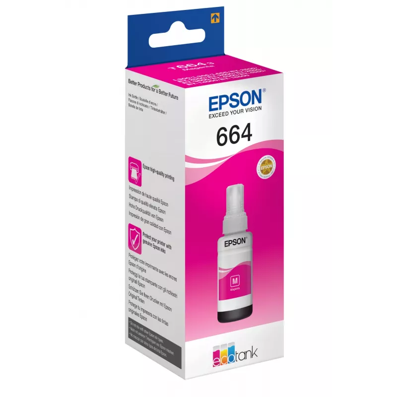 Epson 664 Ecotank rašalo buteliukas purpurinė (70 ml)