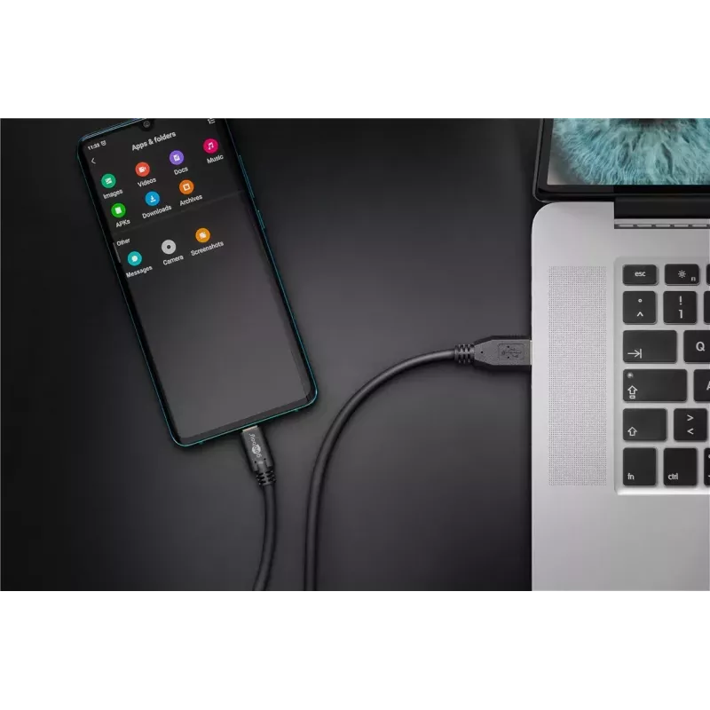 USB-C į USB-A įkrovimo laidas Goobay 67999