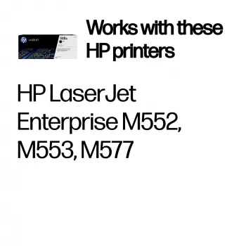 Tonerių kasetė HP 508A juoda CF360A 6000 puslapių