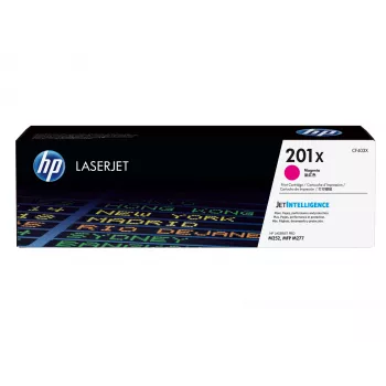 HP 201X didelės išeigos rausvos spalvos originalus lazerinės spausdintuvės kasetė