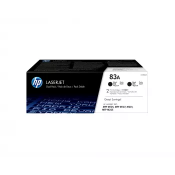 HP 83A 2 vnt. Originalus juodas lazerinis kasetės rinkinys