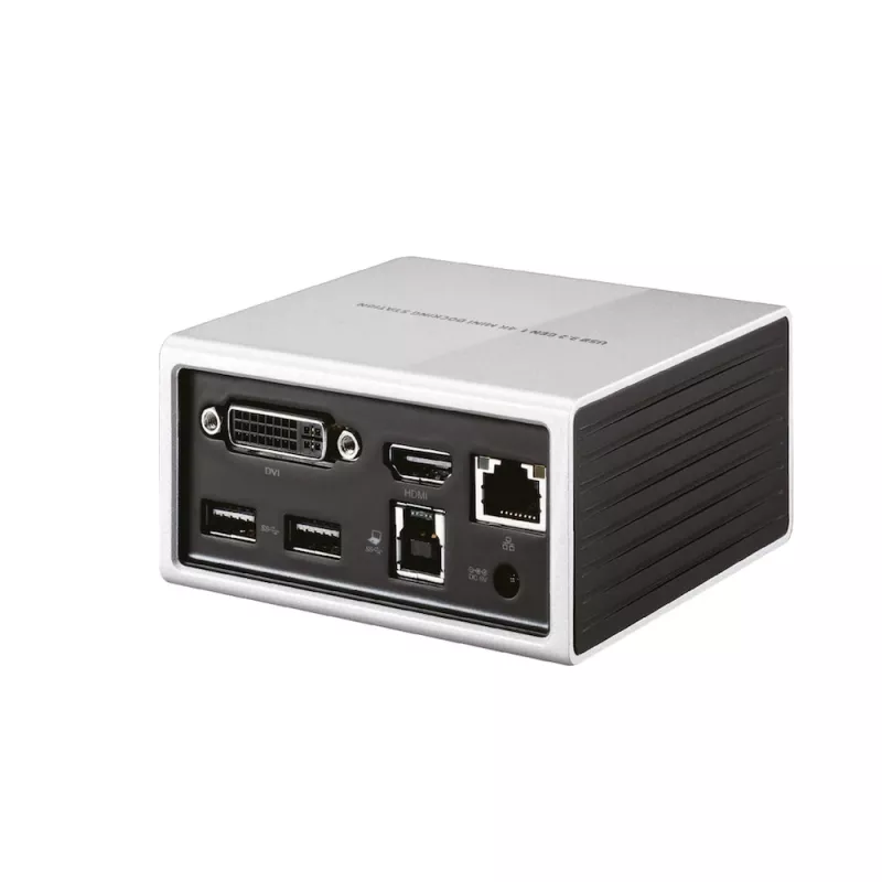 CLUB3D USB 3.2 Gen 1 Mini dokavimo stotelė, 4K UHD 30Hz, itin plonas dizainas