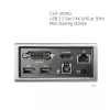 CLUB3D USB 3.2 Gen 1 Mini dokavimo stotelė, 4K UHD 30Hz, itin plonas dizainas