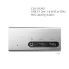 CLUB3D USB 3.2 Gen 1 Mini dokavimo stotelė, 4K UHD 30Hz, itin plonas dizainas