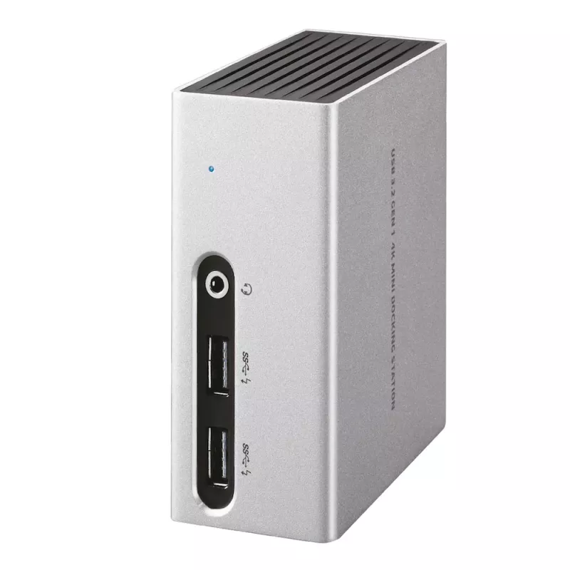 CLUB3D USB 3.2 Gen 1 Mini dokavimo stotelė, 4K UHD 30Hz, itin plonas dizainas