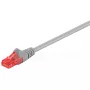 Tinklo laidas Goobay CAT 6 Patch Cable RJ-45 Cat6 2m pilkas