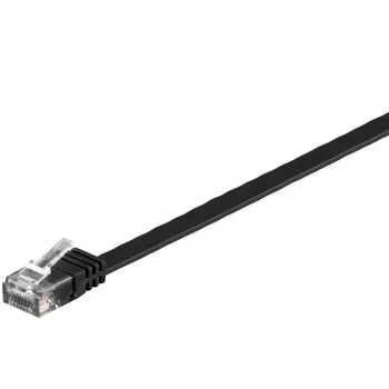 Microconnect V-UTP6005S-FLAT plokščias tinklo kabelis Juodas 0,5 m Cat6 U/UTP (UTP)