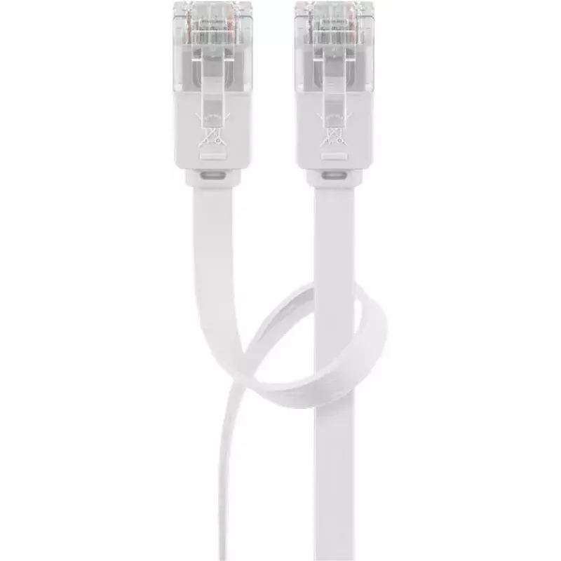 Tinklo kabelis Goobay 93357 RJ-45 Cat5e 0,5 m Baltas