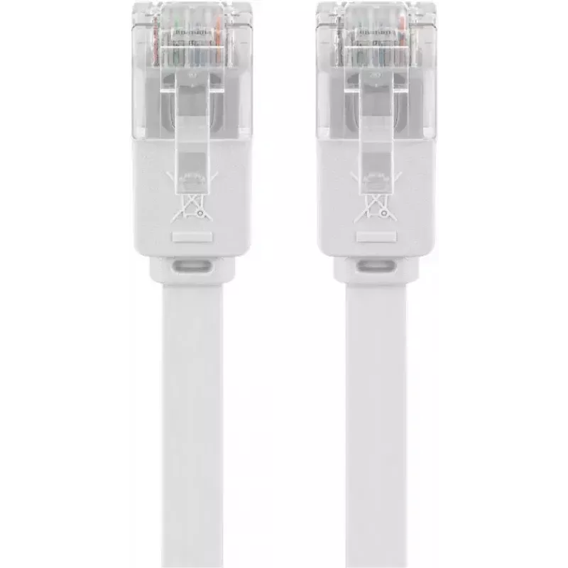 Tinklo kabelis Goobay 93357 RJ-45 Cat5e 0,5 m Baltas