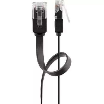 Tinklo kabelis Goobay 95387 Cat6 5 m Juodas