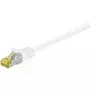 Tinklo kabelis Goobay RJ45 Patch Cord CAT 6A S/FTP 1m Baltas