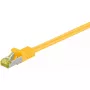 Tinklo kabelis Goobay RJ45 Patch Cord CAT 6A S/FTP 2m geltonas