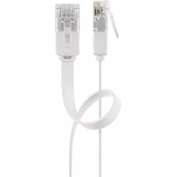 Goobay 95155 tinklo kabelis Cat6 U/UTP (UTP) baltas, 7 m, RJ-45 auksuoti kontaktai