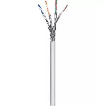 Tinklo kabelis Goobay 96094 Pilka 100 m Cat6a S/FTP