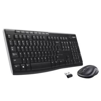 LOGITECH Wireless Desktop MK270 - belaidė klaviatūra ir pelė, QWERTY US/International