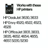 HP 302XL didelės talpos juodas originalus kasečių rašalas, juoda, 1 vnt., 430 puslapių