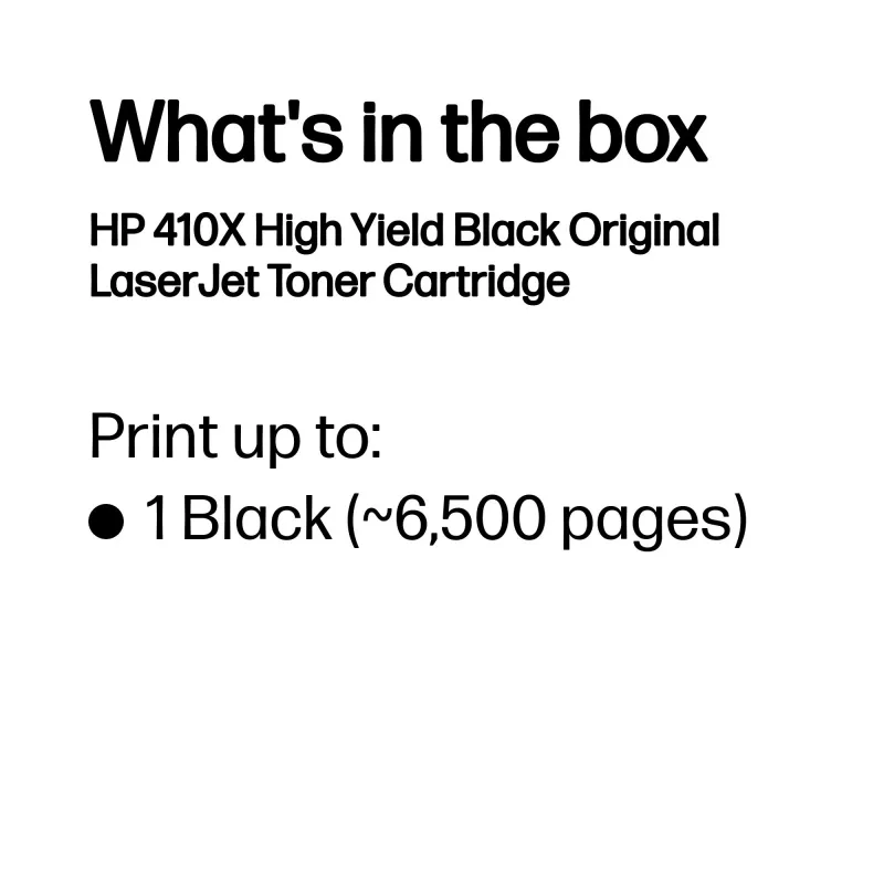 HP 410X didelės išeigos juodas originalus lazerinis kasetė LaserJet