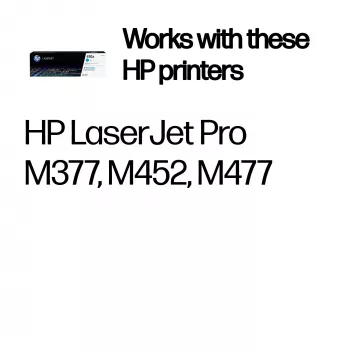 Kasetė su toneriu HP CF411A M452DN 2300 puslapių Cyan