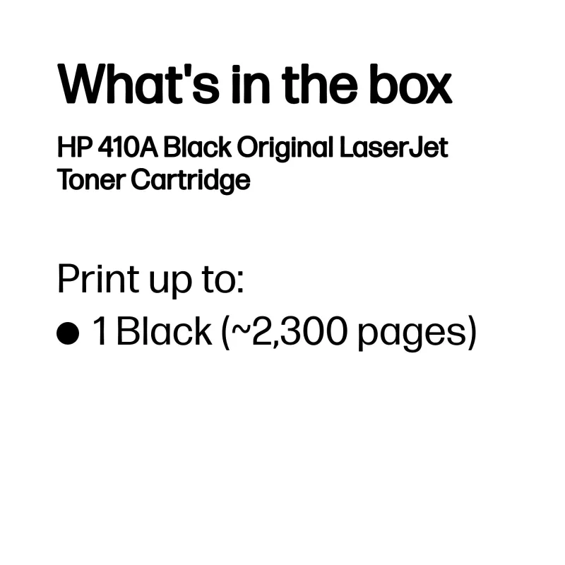 HP 410A juodas originalus LaserJet kasečių rinkinys, 2300 puslapių, 1 vnt.