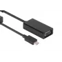 USB 3.1 Type C į VGA aktyvus adapteris CLUB3D CAC-1502