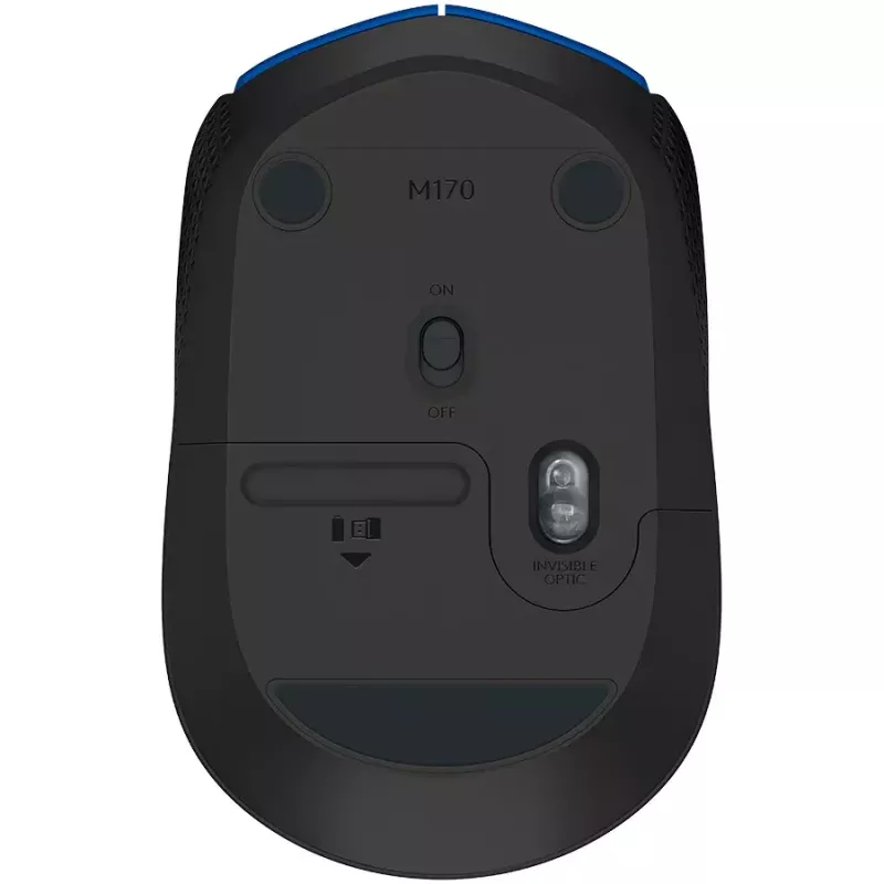 Logitech M171 belaidė optinė pelė, RF, 1000 DPI, mėlyna
