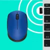 Logitech M171 belaidė optinė pelė, RF, 1000 DPI, mėlyna