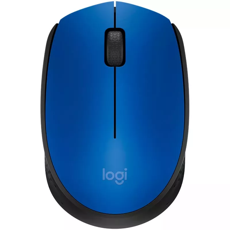 Logitech M171 belaidė optinė pelė, RF, 1000 DPI, mėlyna