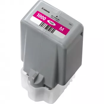 Canon PFI-1000M rašalo kasetė, purpurinė (magenta), 80 ml