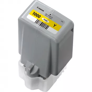 Canon PFI-1000Y geltonas kasečių rašalas, pigmentinis, 80 ml, 3365 puslapių