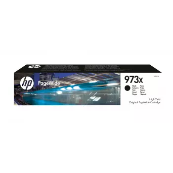 HP 973X didelės talpos juoda originali PageWide kasetė, 1 vnt., 10000 puslapių
