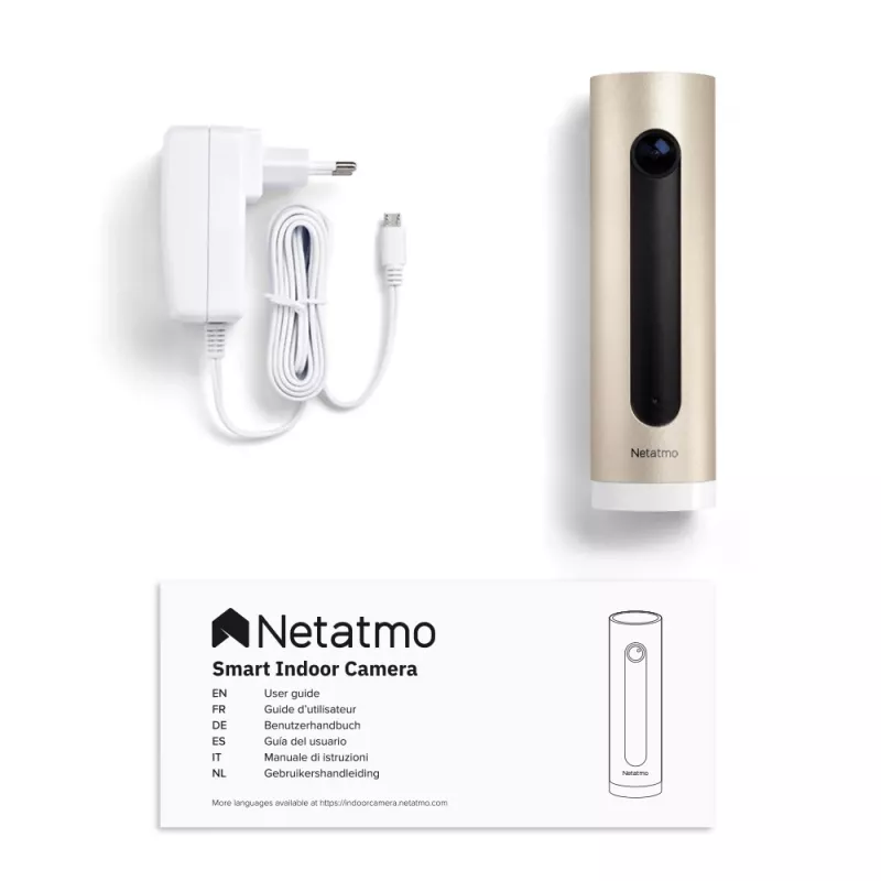 Netatmo Welcome IP apsaugos kamera vidaus patalpoms 1920 x 1080 pikselių stalas